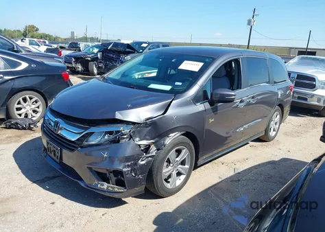 2018 Honda Odyssey Ex z USA, uszkodzony, nr VIN 5FNRL6H56JB101788